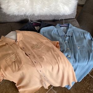 Bundle of three Tommy Bahama jeans short sleeve men’s shirts